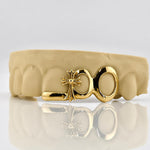 Custom 3pcs Open Face and Cross Grillz : 925 Sterling Silver (Free Mold Kit)
