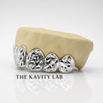Custom 6pcs Mirror Cuts x Dust Grillz: 925 Sterling Silver (Free Mold Kit)