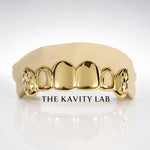 Custom 6pc Open Face x Diamond Cuts on Fangs: 925 Sterling Silver (Free Mold Kit)