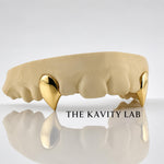 Custom 2pcs Solid & Extended Fangs Grillz: 925 Sterling Silver (Free Mold Kit)