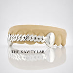 Custom 6pcs Cuban Link Style Grillz: 925 Sterling Silver (Free Mold Kit)