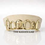 Custom 6pc with 3D Stars x Heart Design GRILLZ: 925 Sterling Silver (Free Mold Kit)