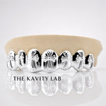 Custom 8pcs 3D Cross Grillz: 925 Sterling Silver (Free Mold Kit)