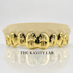 Custom 8pcs 3D Cross Grillz: 925 Sterling Silver (Free Mold Kit)