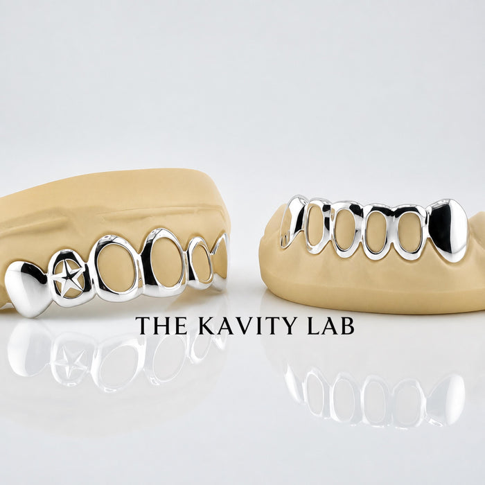 Custom 3D Ice Cream with ENAMEL Painting GRILLZ: 925 Sterling Silver (Free Mold Kit)