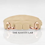 Custom 4pcs Open Hearts Grillz: 925 Sterling Silver ( Free Mold Kit)
