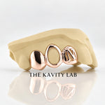 Custom 3pcs Initial Letter Grillz: 925 Sterling Silver (Free Mold Kit)
