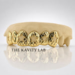 Custom 6pcs Open Stars and Dust Grillz: 925 Sterling Silver (Free Mold Kit)
