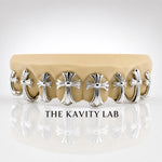Custom 8pcs Faith Over Flash Grillz: 925 Sterling Silver ( Free Mold Kit)