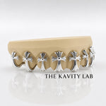 Custom 8pcs Faith Over Flash Grillz: 925 Sterling Silver ( Free Mold Kit)