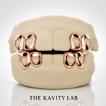 Custom 4pc Open Hearts GRILLZ: 925 Sterling Silver (Free Mold Kit)
