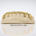 Custom 8pcs Gap Cover with Diamond Cuts Grillz: 925 Sterling Silver (Free Mold Kit)